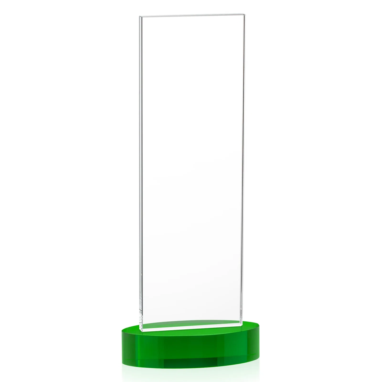 Custom Starfire Crystal Upright Award With Two Imprint Zones, awards, with your logo for team milestone celebrations