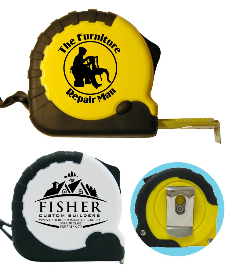 Heavy-Duty (10 foot) Tape Measure with Belt Clip and Wrist Strap