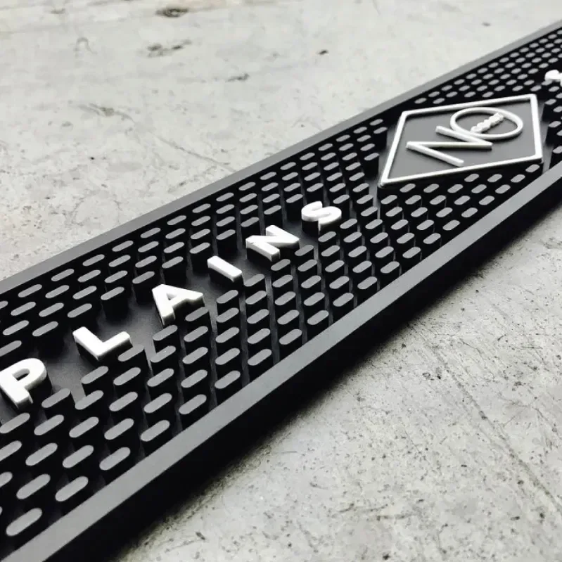 Custom Vinyl Bar Mat - 4 1/2" x 20" — view 3