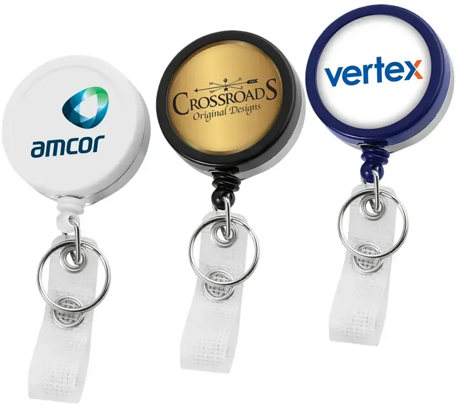 Custom Logo Wire Cord Badge Reel