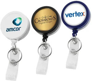 Custom Logo Wire Cord Badge Reel