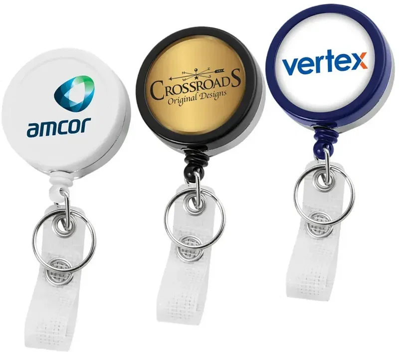 Custom Logo Wire Cord Badge Reel