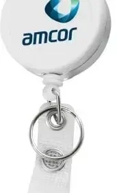 Custom Logo Wire Cord Badge Reel — view 2