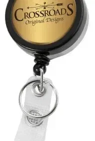 Custom Logo Wire Cord Badge Reel — view 5