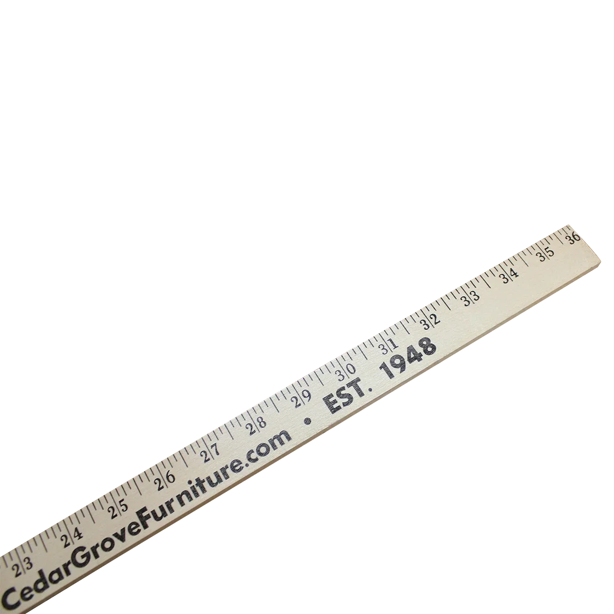 Heavy-Duty Yardsticks - Clear Lacquer Finish — view 3