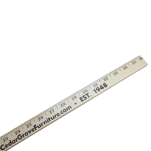 Heavy-Duty Yardsticks - Clear Lacquer Finish