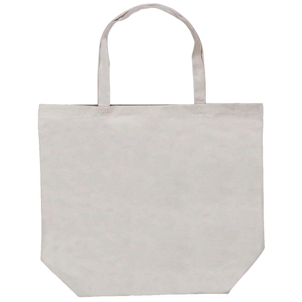12oz Cotton Canvas Tote Bag: 20" W X 17.5" H — view 2