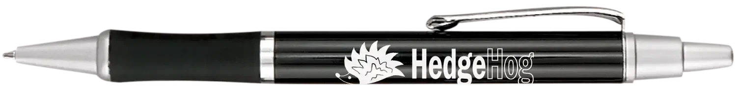 Customized Metallic Hedgehog Gripper Pen — view 3