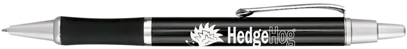 Customized Metallic Hedgehog Gripper Pen — view 3