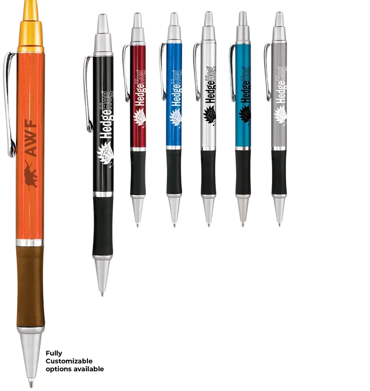 Customized Metallic Hedgehog Gripper Pen — view 5