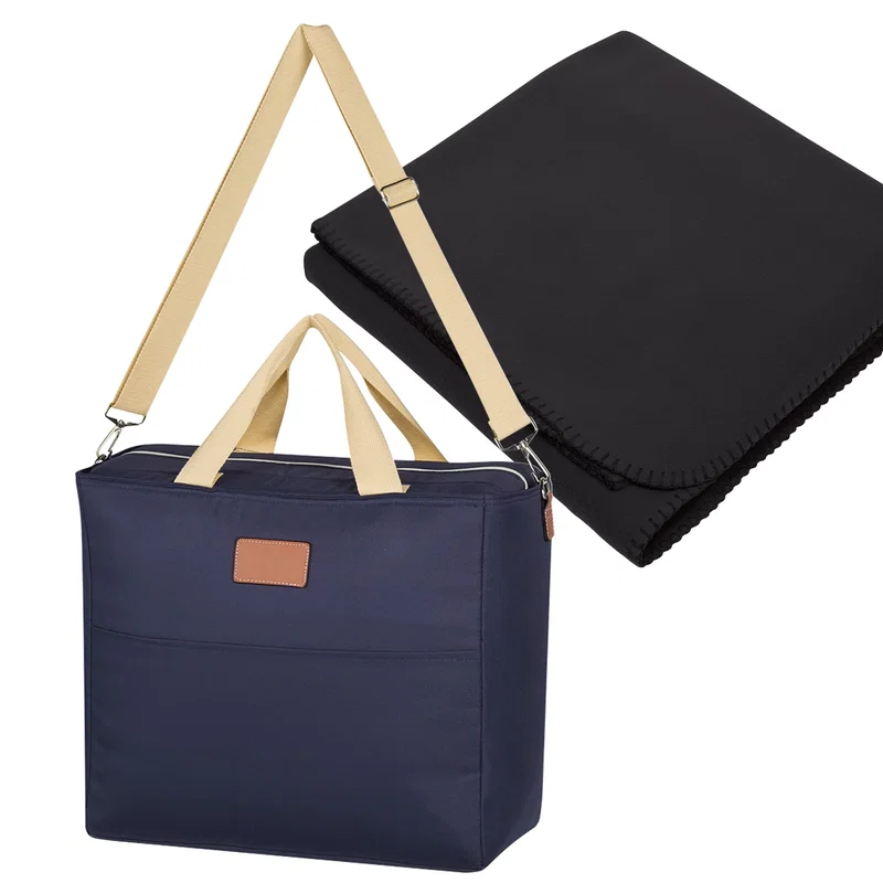 Hefty Cooler Bag With Fleece Blanket — view 6