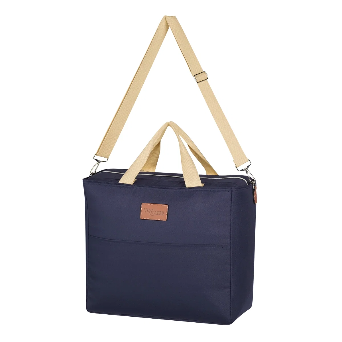 Side panel of the bag measuring fifteen inches wide