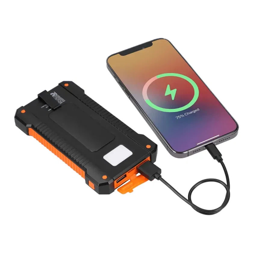 Personalized Helio Solar Power Bank - 5000mAh — view 3