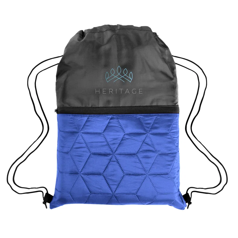 Heritage Quilted Drawstring Bag — view 4