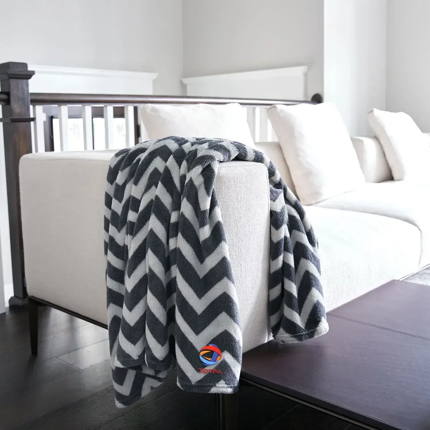 Custom Printed Herringbone Soft Touch — view 3