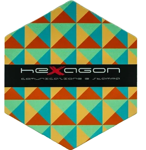 Personalized Logo Hexagon Mouse Pad