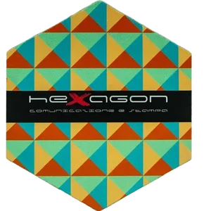 Personalized Logo Hexagon Mouse Pad