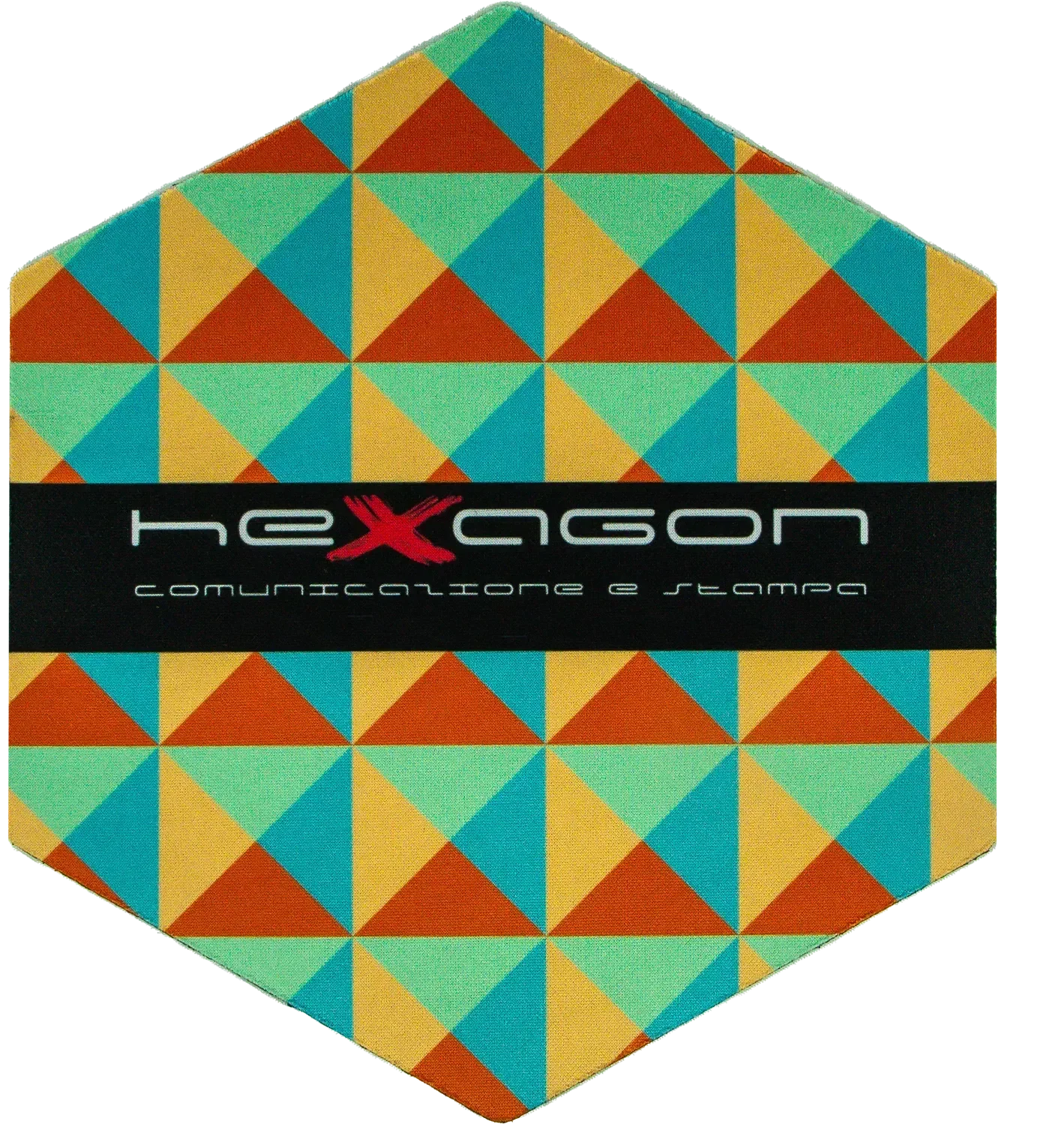 Personalized Logo Hexagon Mouse Pad — view 2