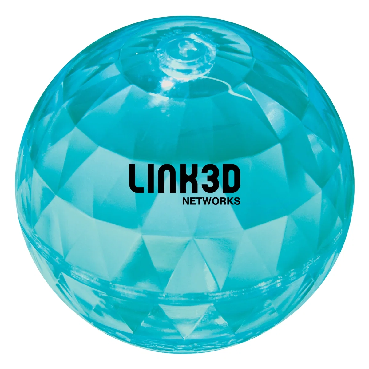 High bounce ball with a diamond pattern across the surface