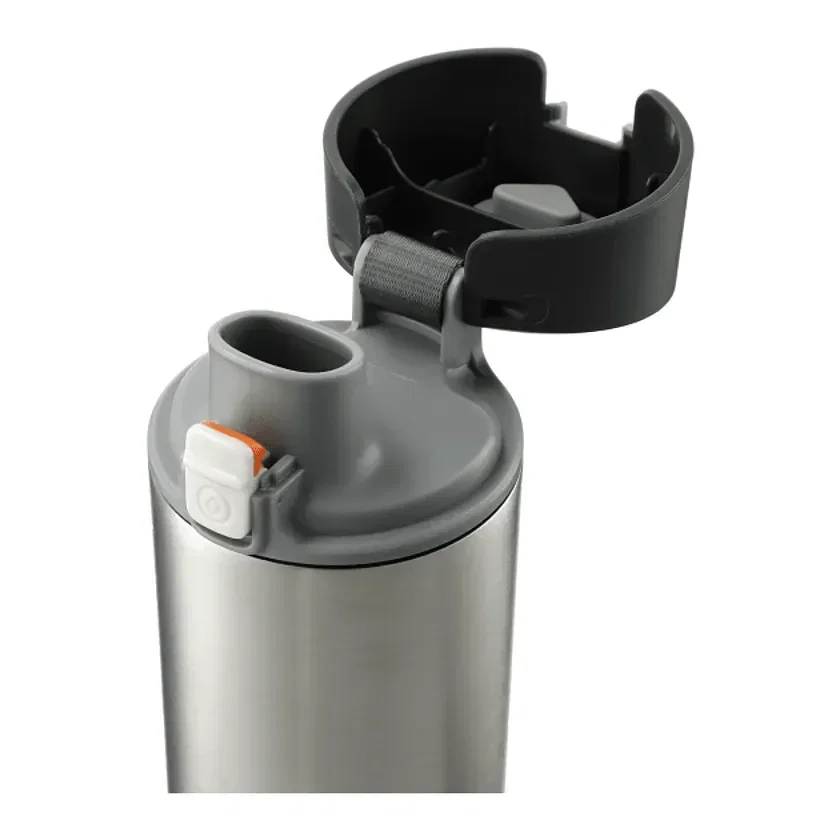 Personalized HidrateSpark Steel Smart Water Bottle - 17oz (LED Sensor Chug Lid) — view 3