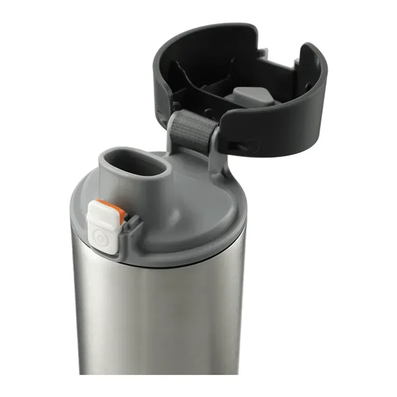 Personalized HidrateSpark Steel Smart Water Bottle - 17oz (LED Sensor Chug Lid) — view 3