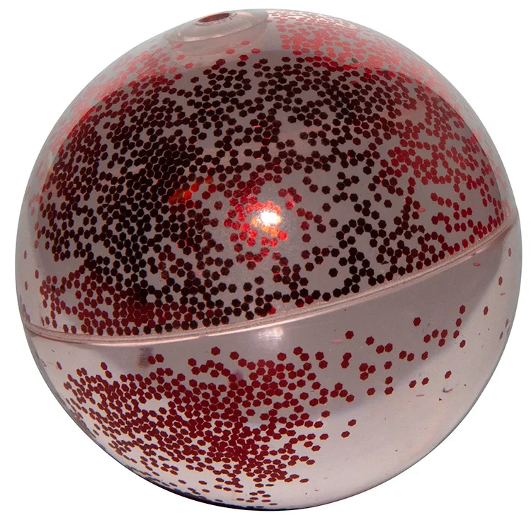 High Bounce Colorful Glitter Ball (Red, Blue, Gold) — view 4