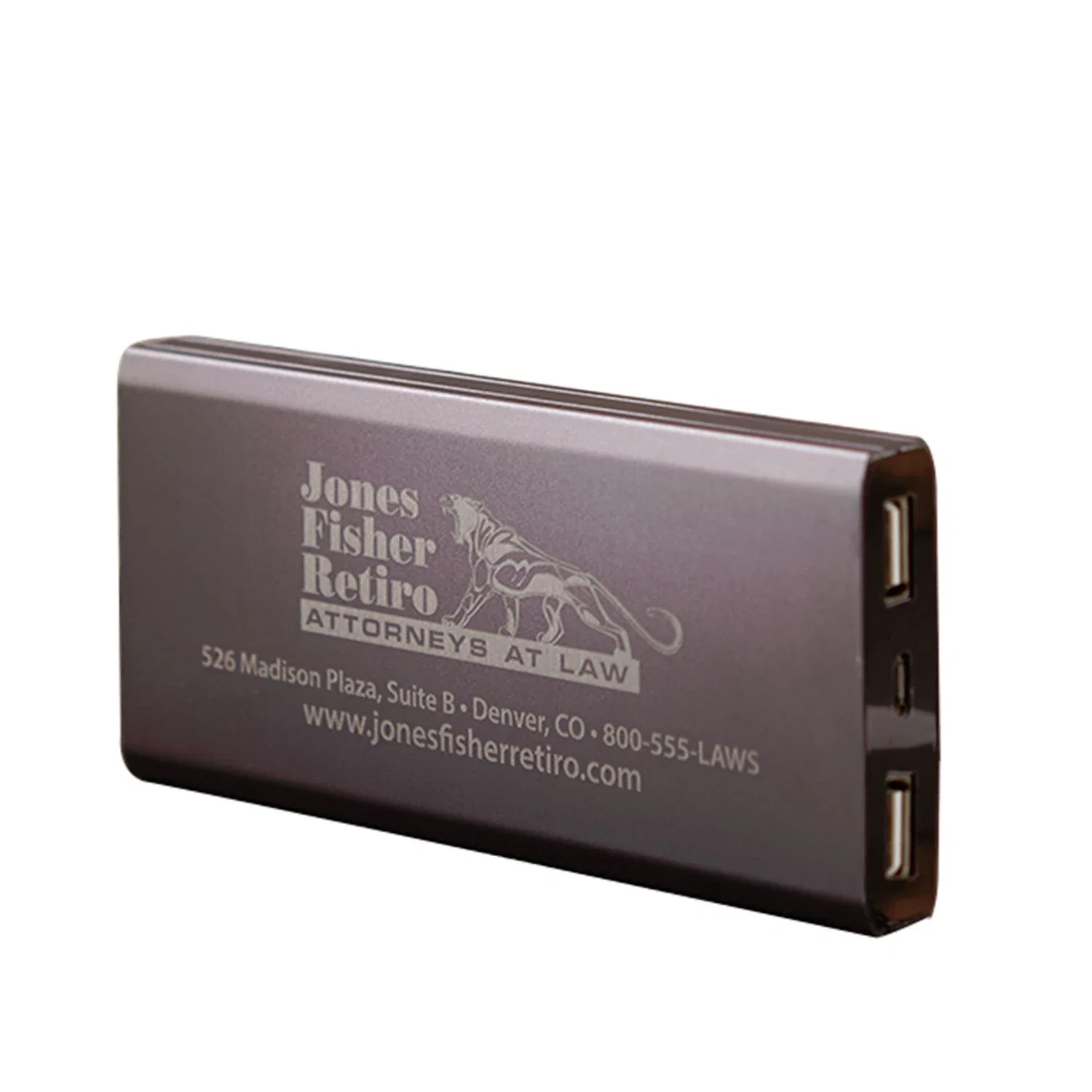 High Capacity Metal Power Bank — Metal — view 2