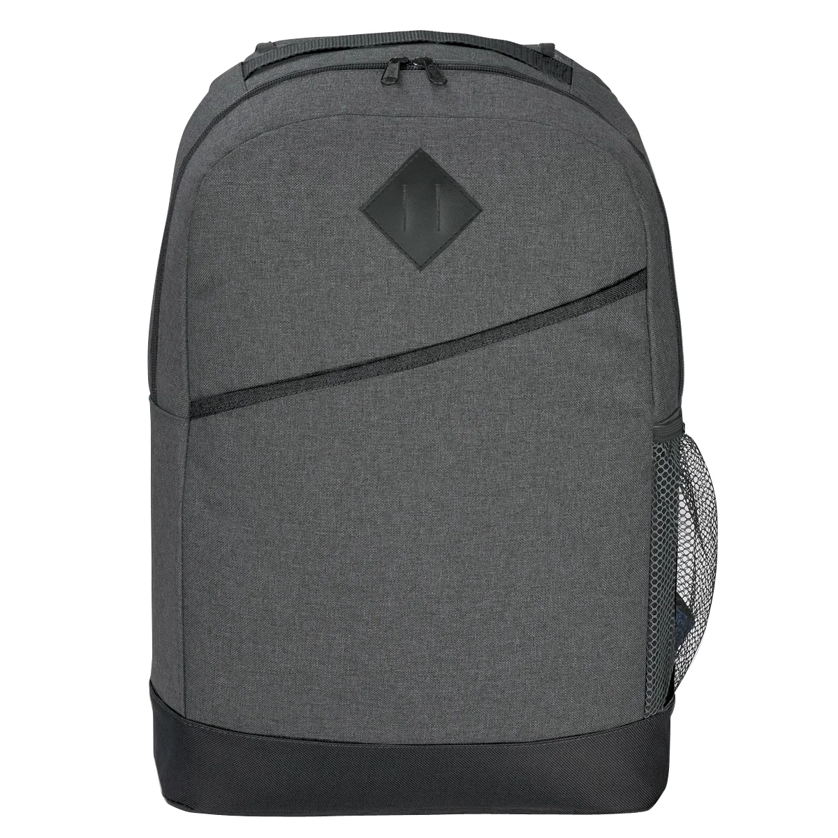 Rear side of the backpack highlighting the front face