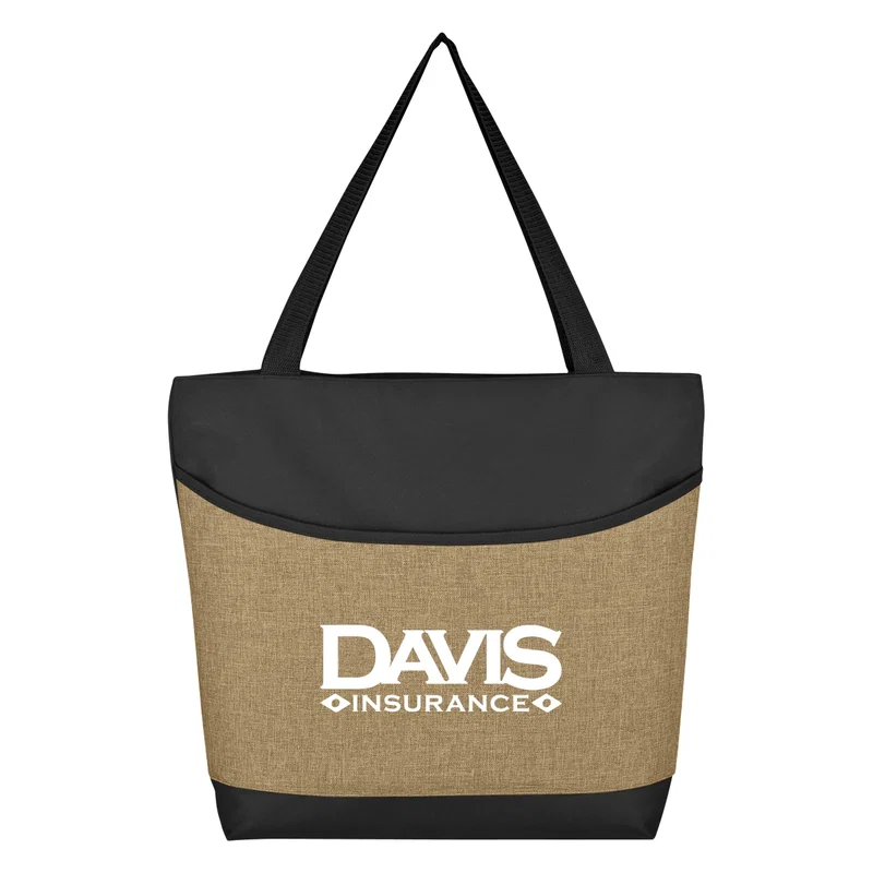 Custom High Line Two-Tone Tote Bag