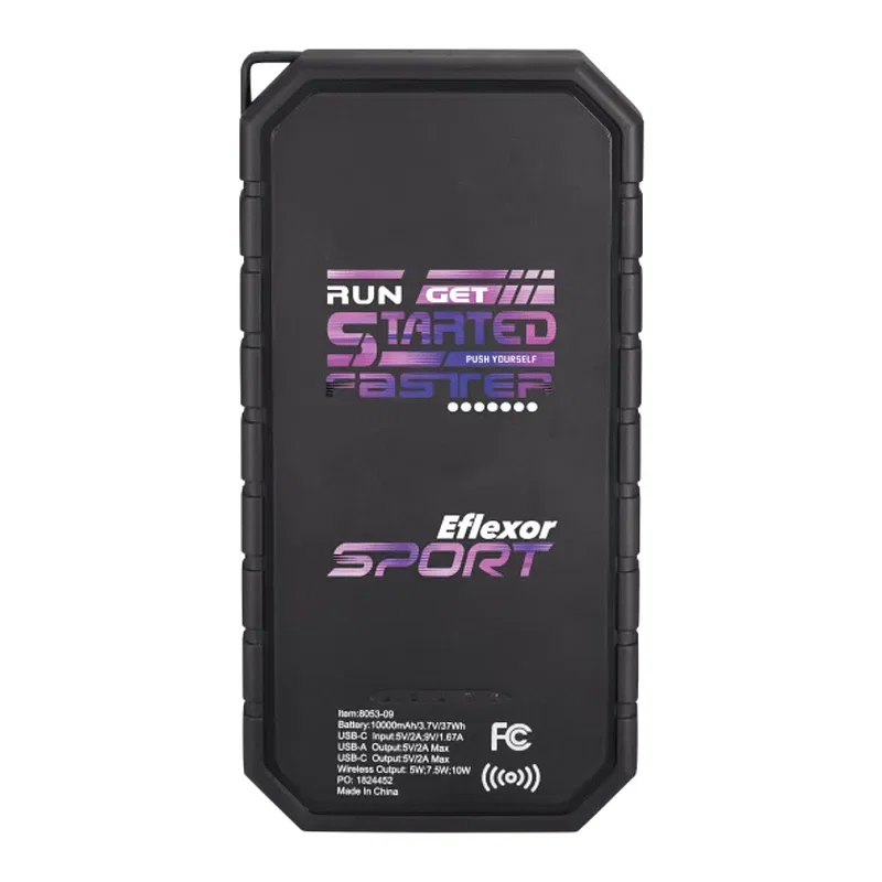 Branded High Sierra Solar Fast Wireless Power Bank (10000 mAh) — view 10