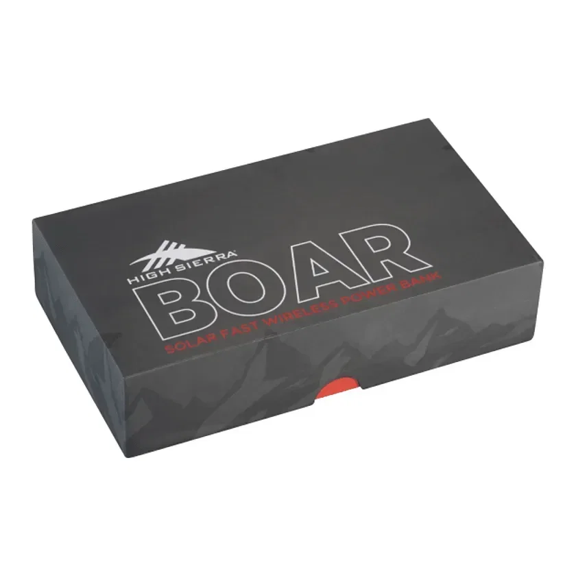 Branded High Sierra Solar Fast Wireless Power Bank (10000 mAh) — view 4