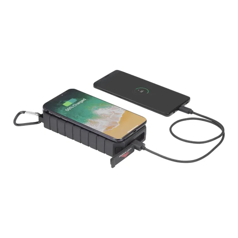 Branded High Sierra Solar Fast Wireless Power Bank (10000 mAh) — view 5