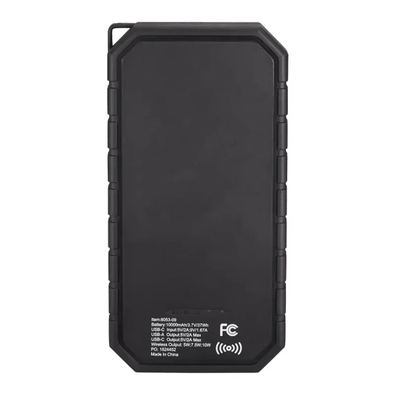 Branded High Sierra Solar Fast Wireless Power Bank (10000 mAh) — view 9
