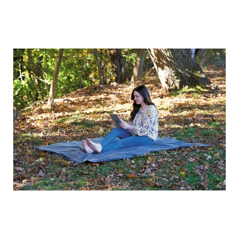 Custom High Sierra Picnic Blanket - Oversized in use