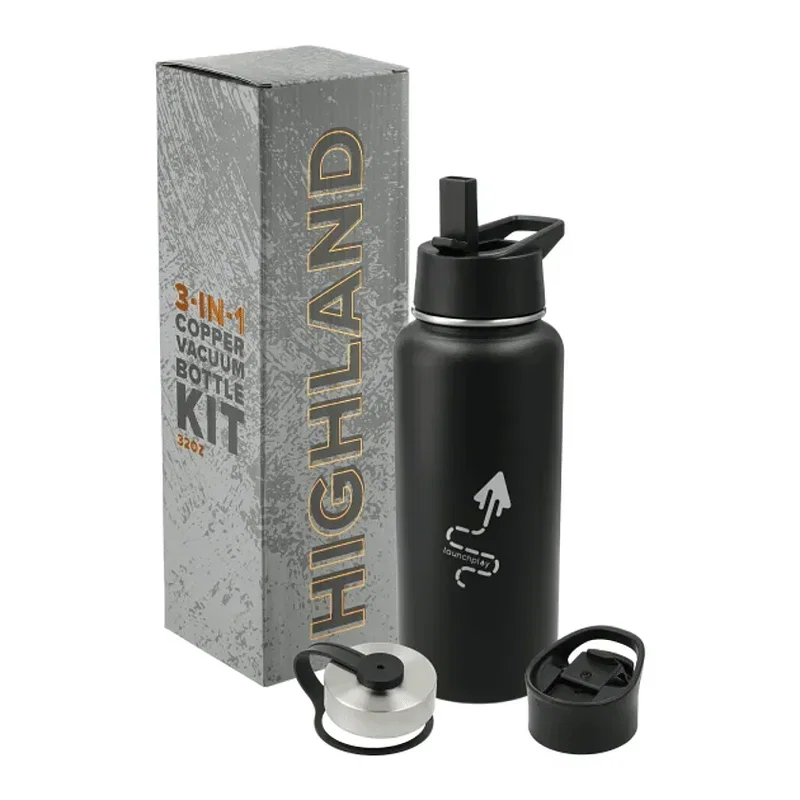Custom Copper Vacuum Bottle Kit - Highland 3-in-1 (32oz) — view 11