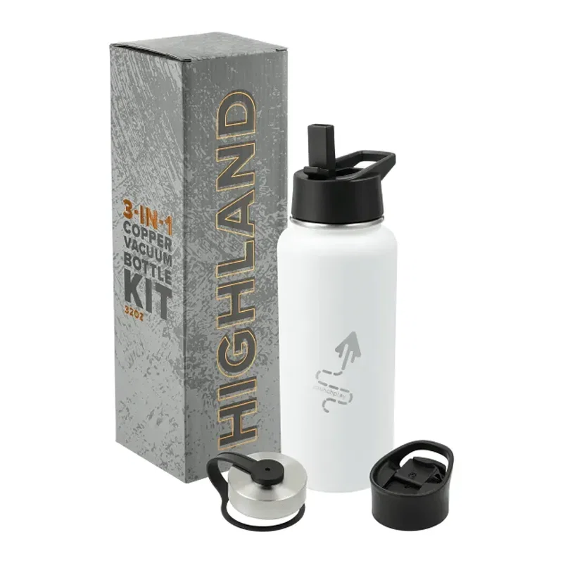 Custom Copper Vacuum Bottle Kit - Highland 3-in-1 (32oz) — view 14