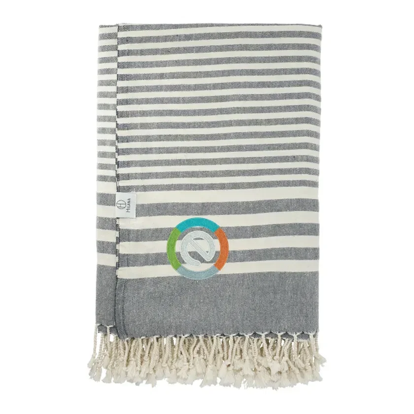 Personalized Hilana Upcycled Fethiye Throw Blanket — view 6