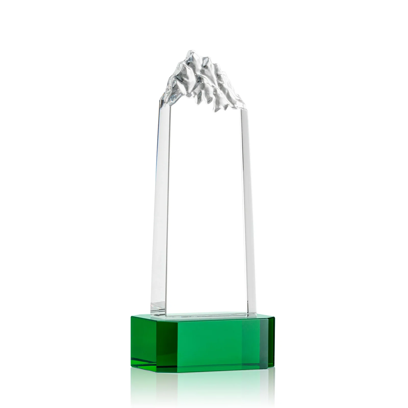 Promotional Crystal Mountain Peak Tower on a Base, Four Colors for company anniversary events