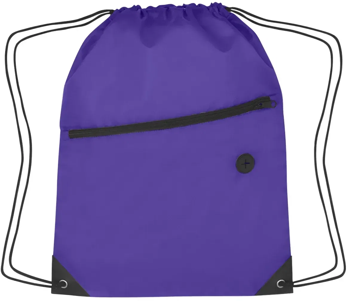 Athlete carrying the cinch bag home after practice