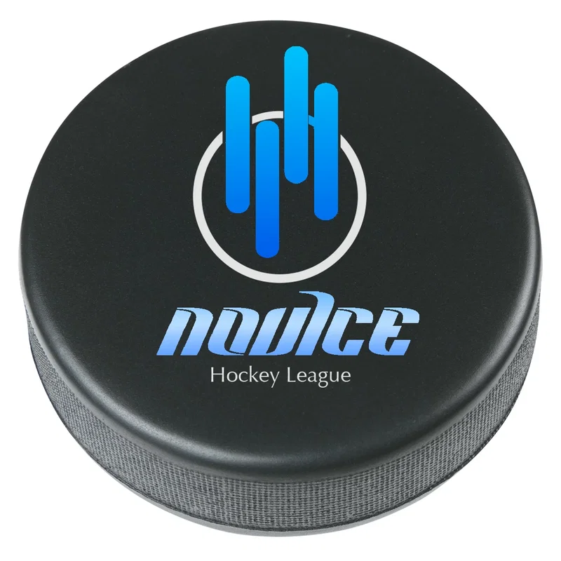 Hockey Puck Shape Stress Reliever — view 2