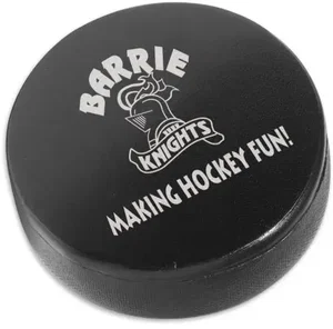 Hockey Puck Shaped Stress Reliever