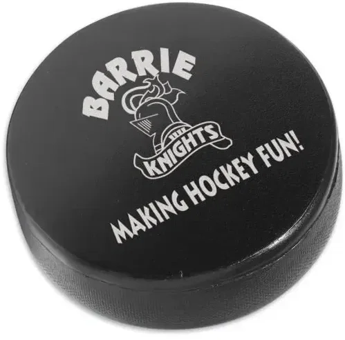 Hockey Puck Shaped Stress Reliever