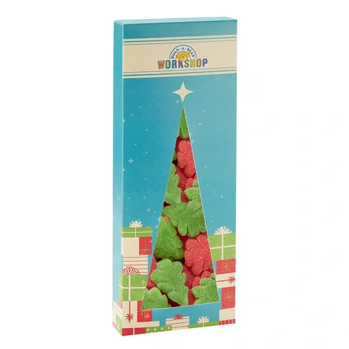 Holiday Candy Box with Tree Window — view 2
