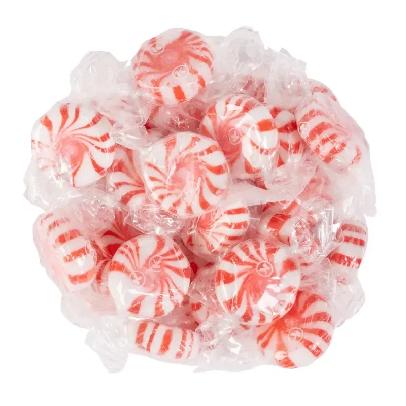 Holiday Candy Cane Tube - Starlight Peppermints — view 2