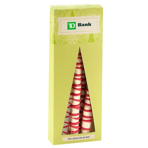 Holiday Chocolate Pretzel Rod Gift Set — view 2
