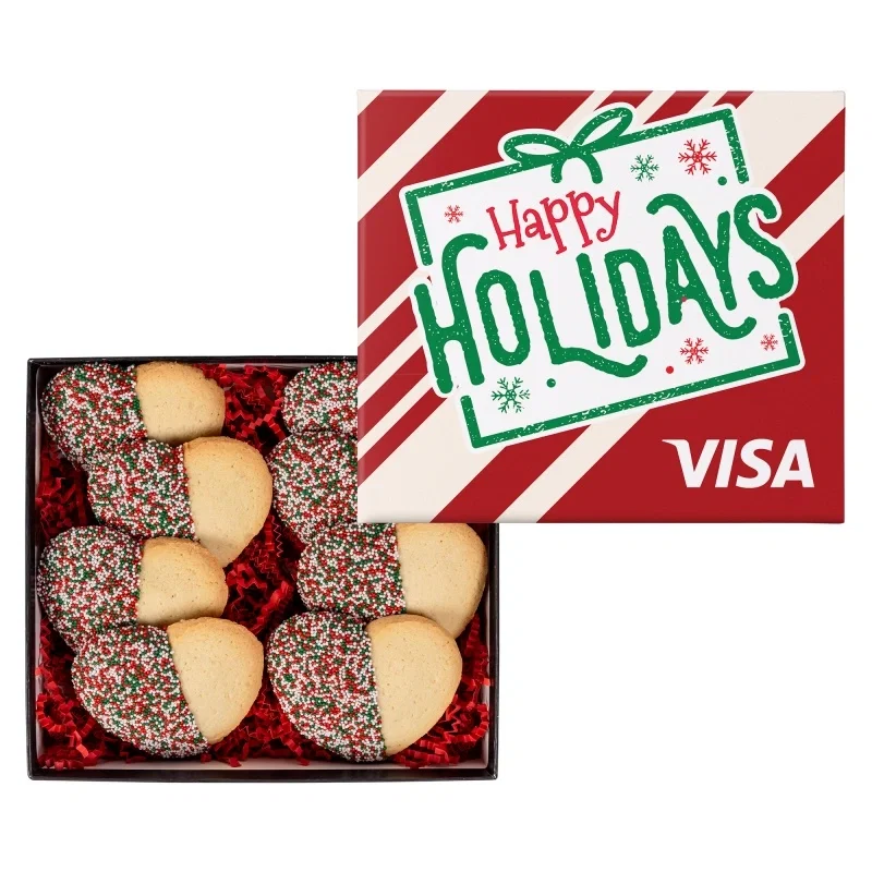 Holiday Cookies in a Gift Box w/ Full Color Imprint — view 10