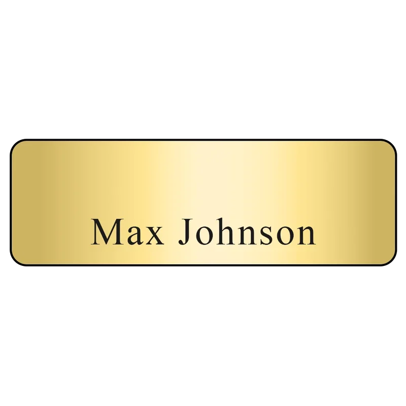 Hollywood Express Name Badge (Standard size 1" x 3") — view 7