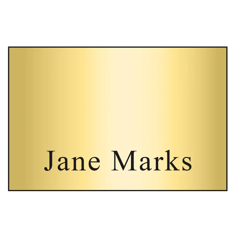Hollywood Express Name Badge (Standard size 2" x 3") — view 3