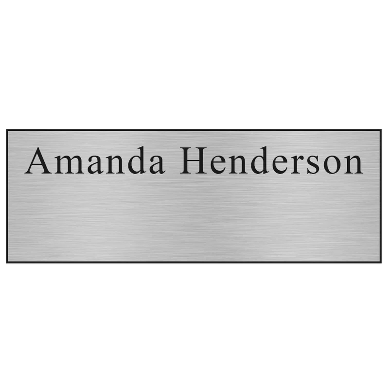 Hollywood Name Badge (Custom sized between 3 and 6 sq. in.) — view 5