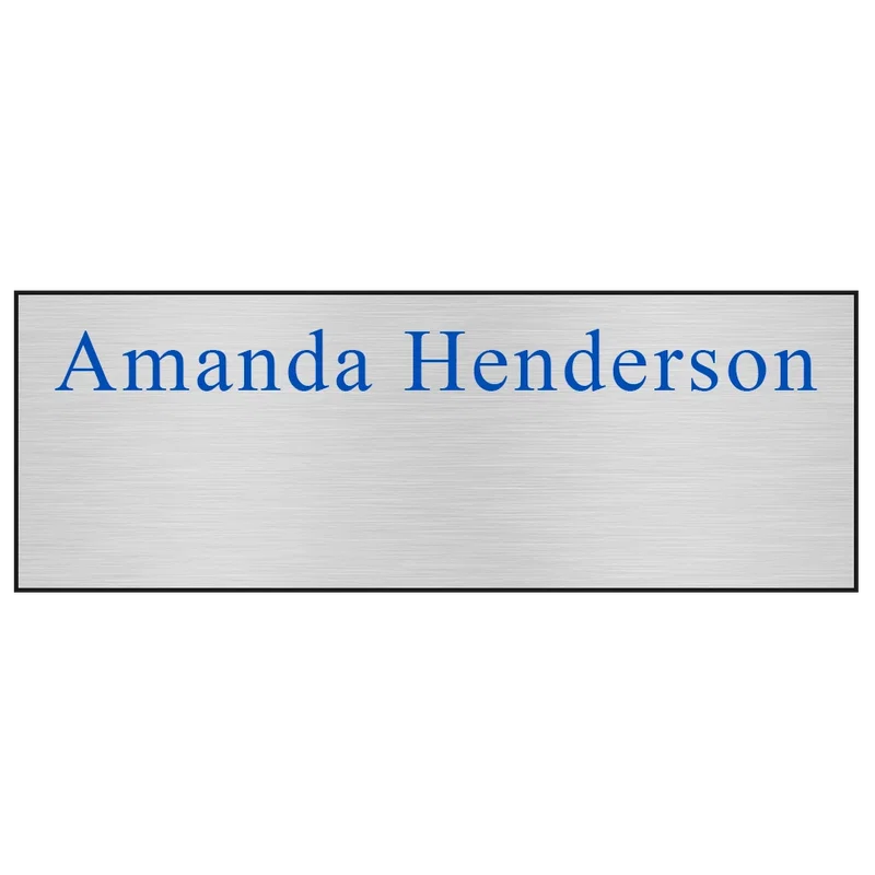 Hollywood Name Badge (Custom sized between 3 and 6 sq. in.) — view 6